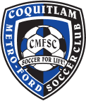 Coquitlam Metro-Ford Soccer Club crest